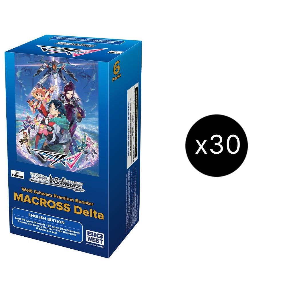 Image for MACROSS Delta Premium Booster Box Case - Weiss Schwarz