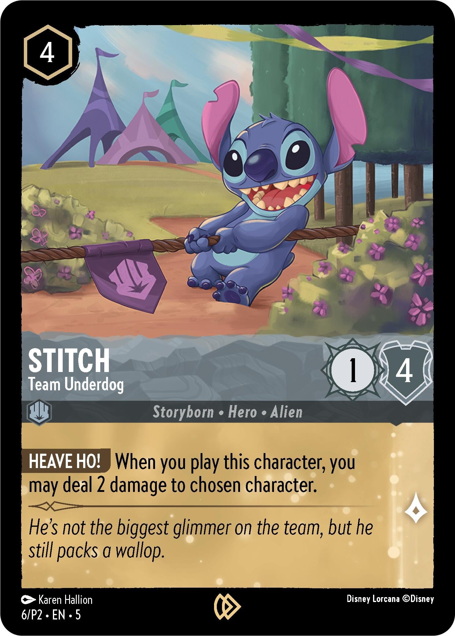 Image for Stitch - Team Underdog (6) (Disney Lorcana Promo Cards) (DLPC) - Disney Lorcana