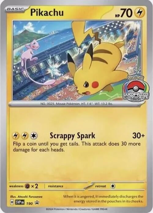 Image for Pikachu - 190 (190) (SV: Scarlet & Violet Promo Cards) (SVP) - Pokemon