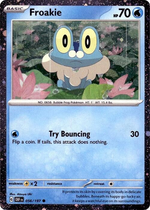 Image for Froakie - 056/197 (Cosmos Holo) (056/197) (Miscellaneous Cards & Products) (MCAP) - Pokemon