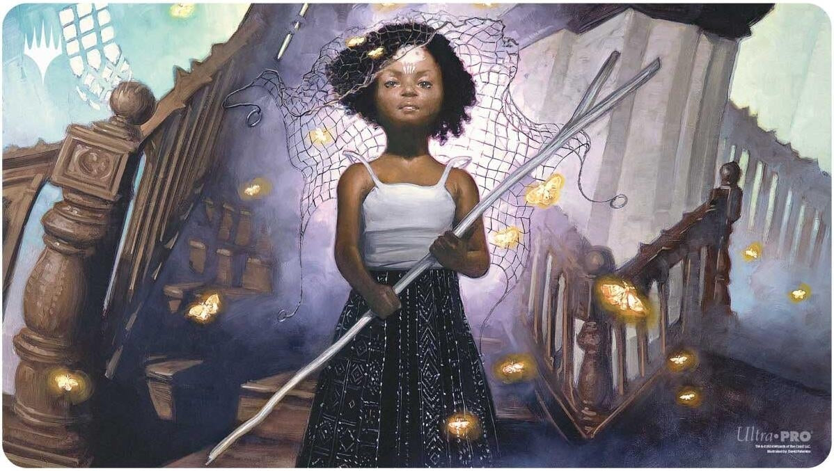 Image for Duskmourn Playmat for Magic: The Gathering - Commander B (Aminatou, Veil Piercer) - Playmats