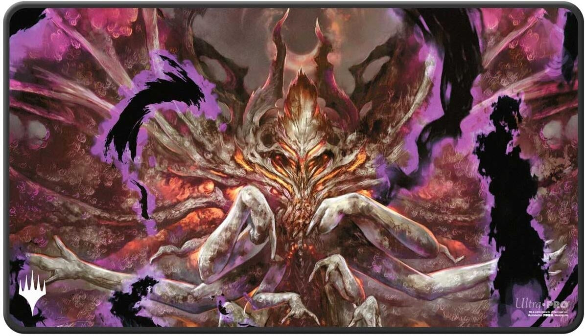 Image for Duskmourn Black Stitched Playmat for Magic: The Gathering - Special Guest - Guest Artist 2 (Damnation) - Playmats