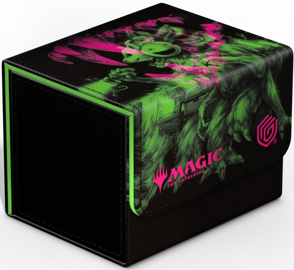 Image for Magic: The Gathering Duskmourn Sidewinder 100+ Xenoskin Deck Box - Kona, Rescue Beastie - Deck Boxes