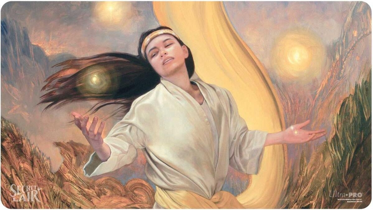 Image for Secret Lair 2024 Julie Bell - Soul Warden Standard Gaming Playmat for Magic: The Gathering - Playmats