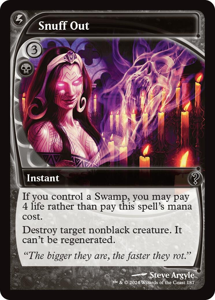 Snuff Out (Future Sight) (187) (Mystery Booster 2)