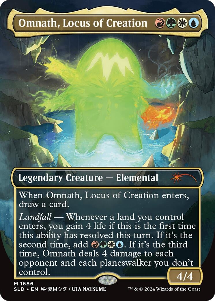 Omnath, Locus of Creation (Rainbow Foil) (1686) (Secret Lair Drop Series)