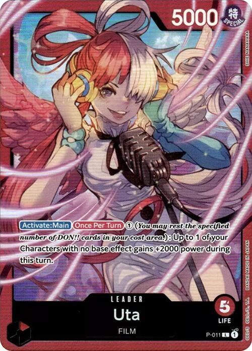Image for Uta - P-011 (Premium Card Collection -Uta-) (P-011) (One Piece Promotion Cards) (OP-PR) - One Piece Card Game