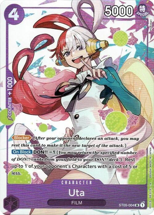 Image for Uta - ST05-004 (Premium Card Collection -Uta-) (ST05-004) (One Piece Promotion Cards) (OP-PR) - One Piece Card Game