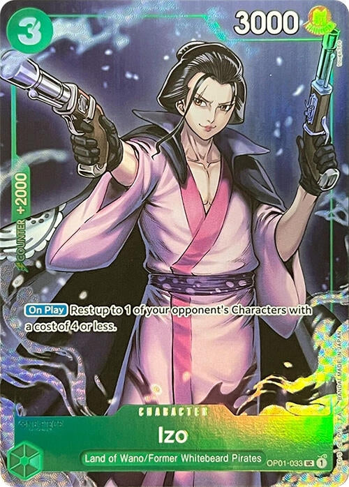 Image for Izo (Premium Card Collection -BANDAI CARD GAMES Fest. 23-24 Edition-) (OP01-033) (One Piece Promotion Cards) (OP-PR) - One Piece Card Game