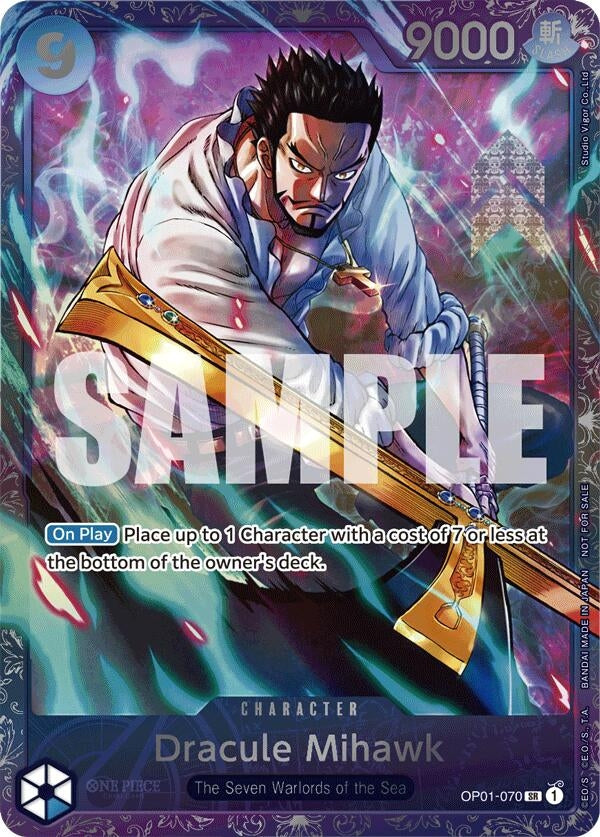 Image for Dracule Mihawk (Treasure Cup 2024) (OP01-070) (One Piece Promotion Cards) (OP-PR) - One Piece Card Game