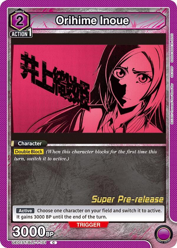 Image for Orihime Inoue (101) (UE01ST/BLC-1-101) (UE01ST: BLEACH: Thousand-Year Blood War Super Pre-Release Starter Deck) (UE01ST_PRE) - Union Arena