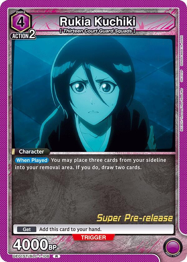 Image for Rukia Kuchiki (UE01ST/BLC-1-106) (UE01ST: BLEACH: Thousand-Year Blood War Super Pre-Release Starter Deck) (UE01ST_PRE) - Union Arena