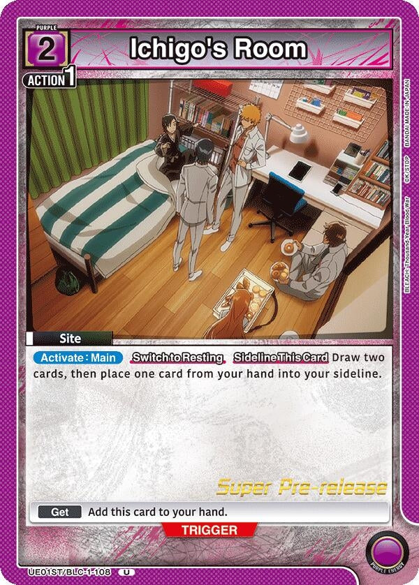 Image for Ichigo's Room (UE01ST/BLC-1-108) (UE01ST: BLEACH: Thousand-Year Blood War Super Pre-Release Starter Deck) (UE01ST_PRE) - Union Arena