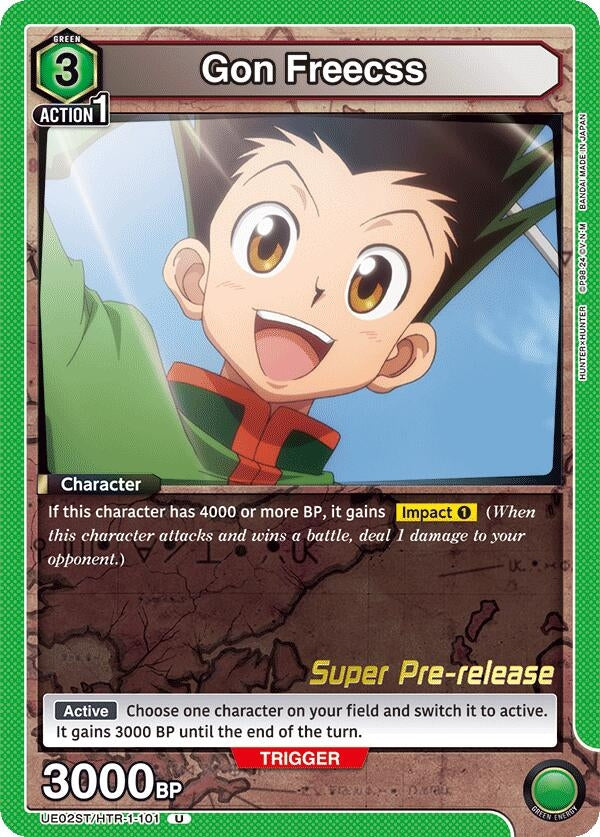 Image for Gon Freecss (101) (UE02ST/HTR-1-101) (UE02ST: HUNTER X HUNTER Super Pre-Release Starter Deck) (UE02ST_PRE) - Union Arena