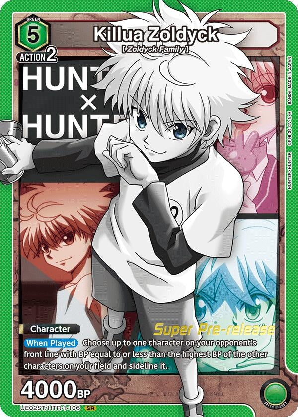 Image for Killua Zoldyck (106) (UE02ST/HTR-1-106) (UE02ST: HUNTER X HUNTER Super Pre-Release Starter Deck) (UE02ST_PRE) - Union Arena