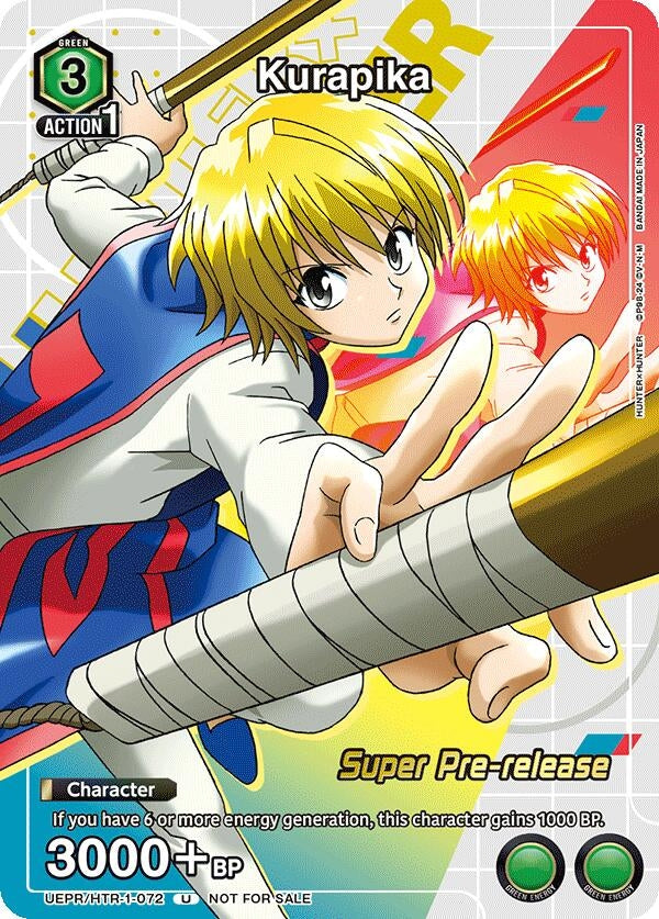 Image for Kurapika (Super Pre-Release Event Participation) (UE02ST/HTR-1-072) (UE02ST: HUNTER X HUNTER Super Pre-Release Starter Deck) (UE02ST_PRE) - Union Arena