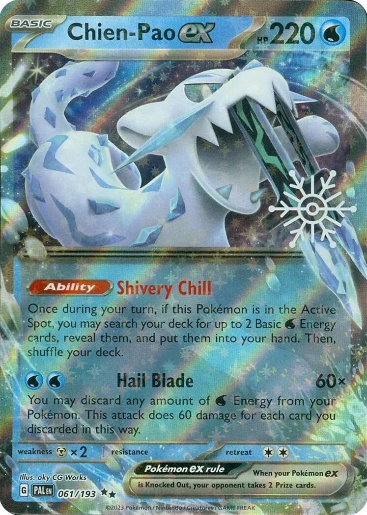 Image for Chien-Pao ex - 061/193 (Holiday Calendar) (061/193) (Miscellaneous Cards & Products) (MCAP) - Pokemon