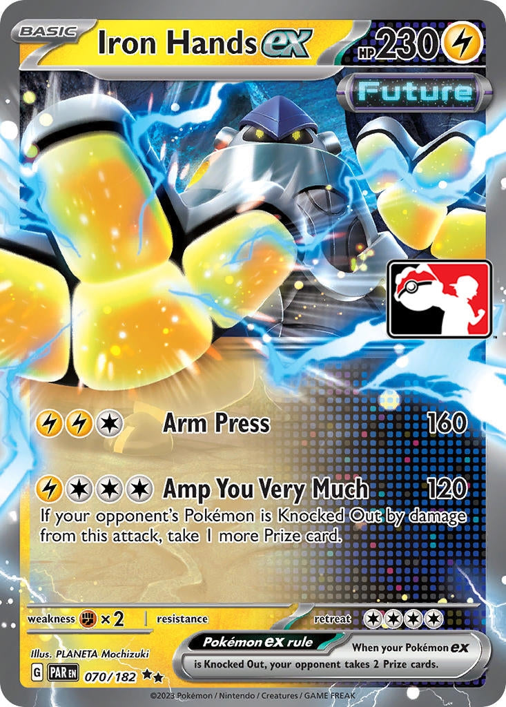 Image for Iron Hands ex (070/182) (Prize Pack Series Cards) - Pokemon