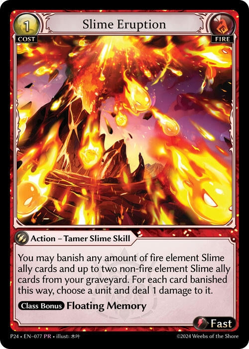 Image for Slime Eruption (077) (Promotional Cards) (P) - Grand Archive TCG