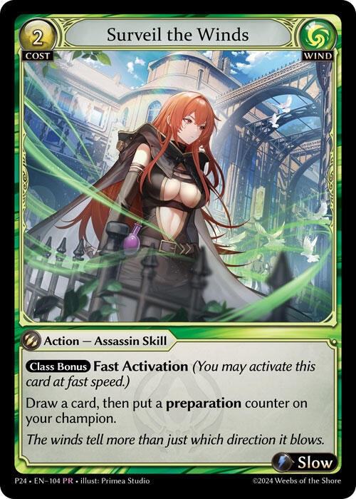 Image for Surveil the Winds (104) (Promotional Cards) (P) - Grand Archive TCG