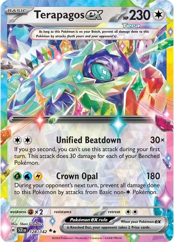 Terapagos ex (128/142) (SV07: Stellar Crown)