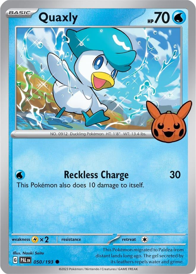 Image for Quaxly (050/193) (Trick or Trade BOOster Bundle 2024) (TTBB24) - Pokemon