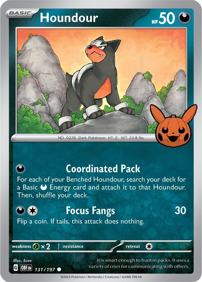 Image for Houndour (131/197) (Trick or Trade BOOster Bundle 2024) (TTBB24) - Pokemon