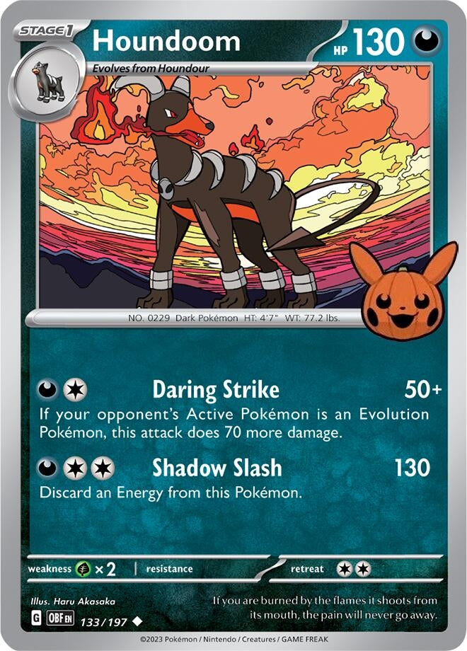 Image for Houndoom (133/197) (Trick or Trade BOOster Bundle 2024) (TTBB24) - Pokemon
