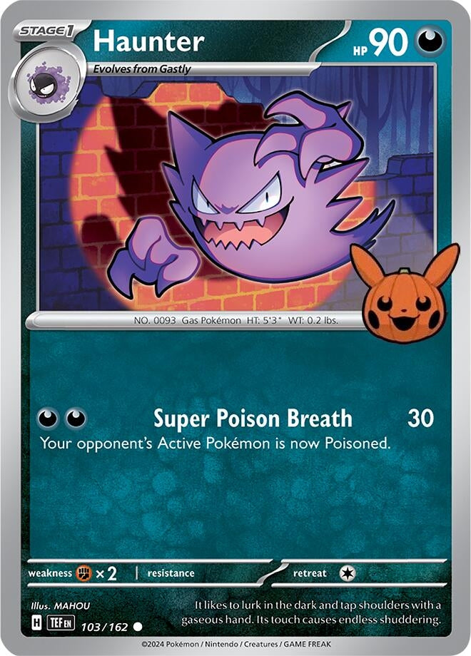 Image for Haunter (103/162) (Trick or Trade BOOster Bundle 2024) (TTBB24) - Pokemon