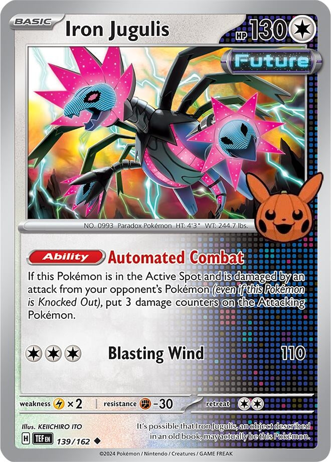 Image for Iron Jugulis (139/162) (Trick or Trade BOOster Bundle 2024) (TTBB24) - Pokemon
