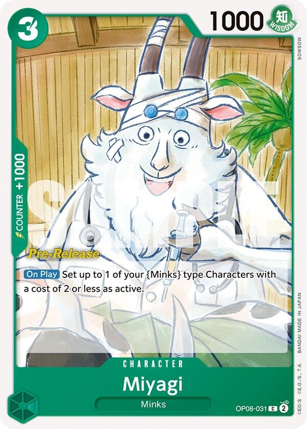Image for Miyagi (OP08-031) (Two Legends Pre-Release Cards) (OP08 PRE) - One Piece Card Game