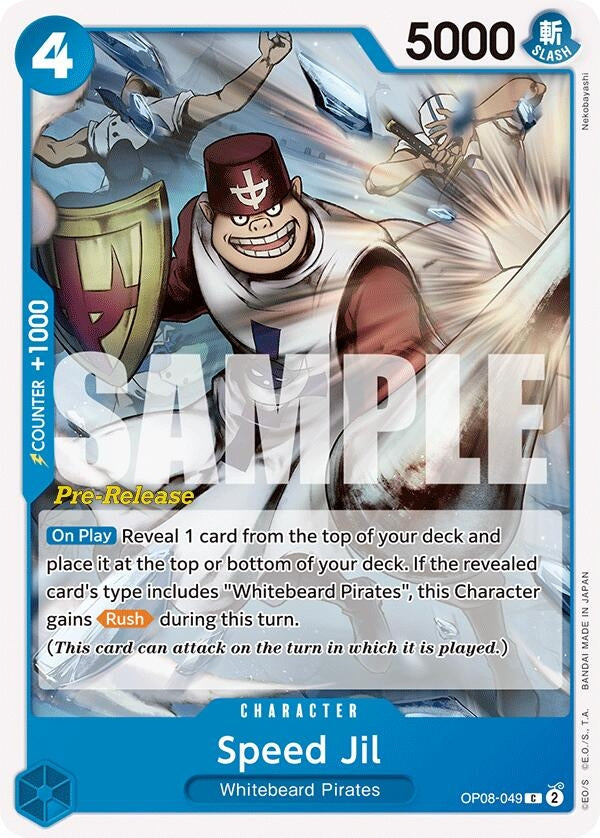 Image for Speed Jil (OP08-049) (Two Legends Pre-Release Cards) (OP08 PRE) - One Piece Card Game