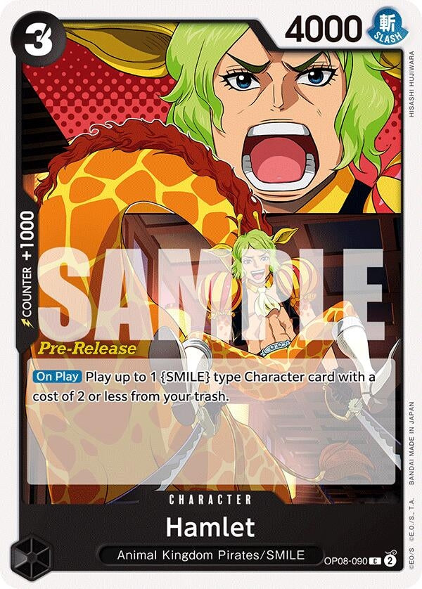 Image for Hamlet (OP08-090) (Two Legends Pre-Release Cards) (OP08 PRE) - One Piece Card Game