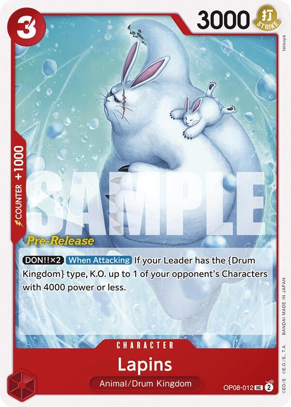 Image for Lapins (OP08-012) (Two Legends Pre-Release Cards) (OP08 PRE) - One Piece Card Game