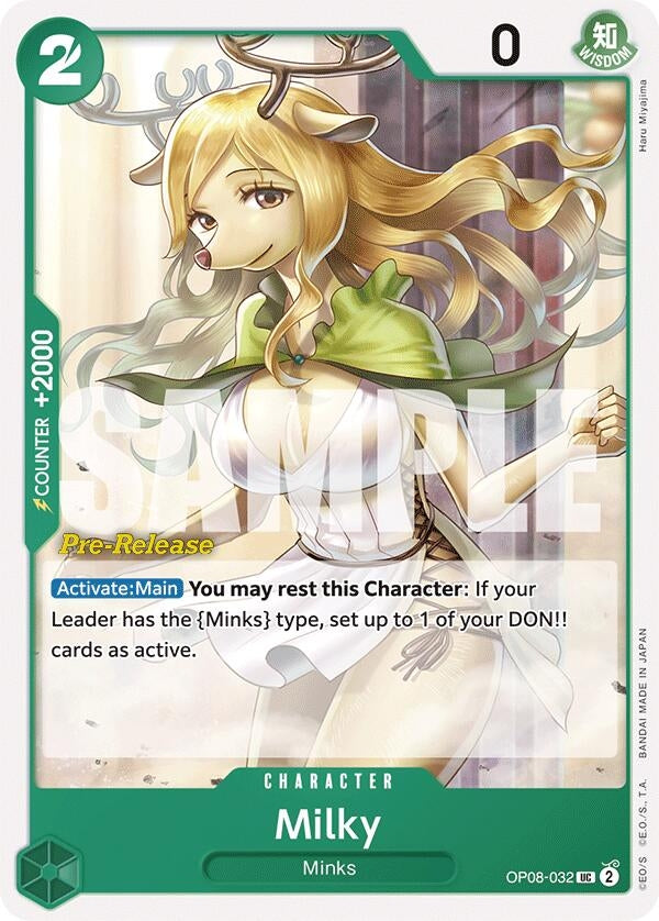Image for Milky (OP08-032) (Two Legends Pre-Release Cards) (OP08 PRE) - One Piece Card Game