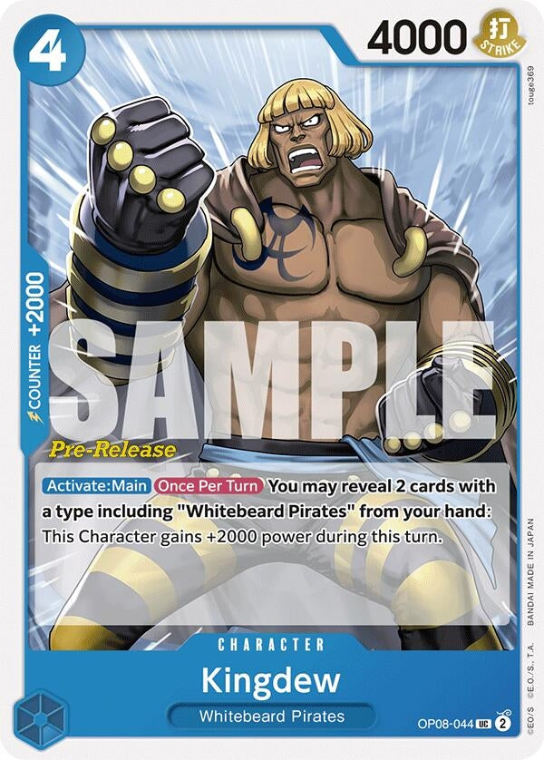Image for Kingdew (OP08-044) (Two Legends Pre-Release Cards) (OP08 PRE) - One Piece Card Game
