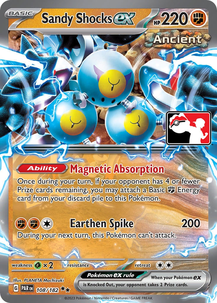 Image for Sandy Shocks ex (108/182) (Prize Pack Series Cards) - Pokemon
