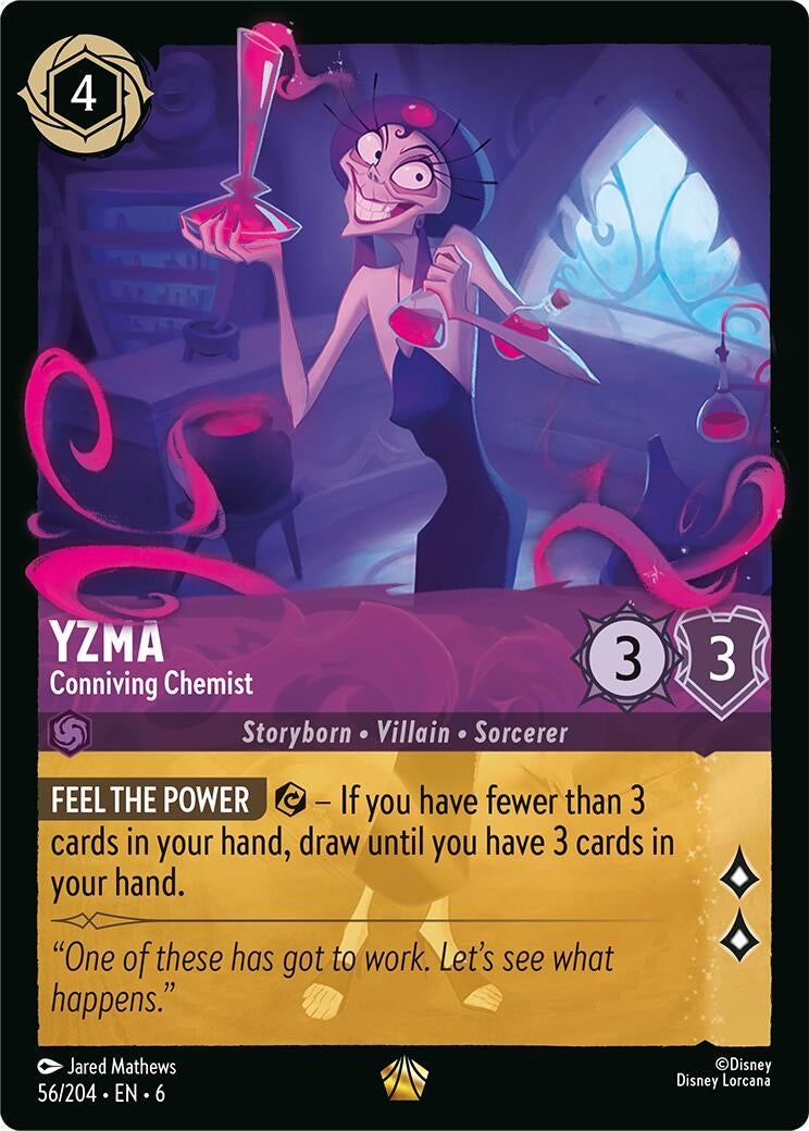 Image for Yzma - Conniving Chemist (56/204) (Azurite Sea) (6) - Disney Lorcana