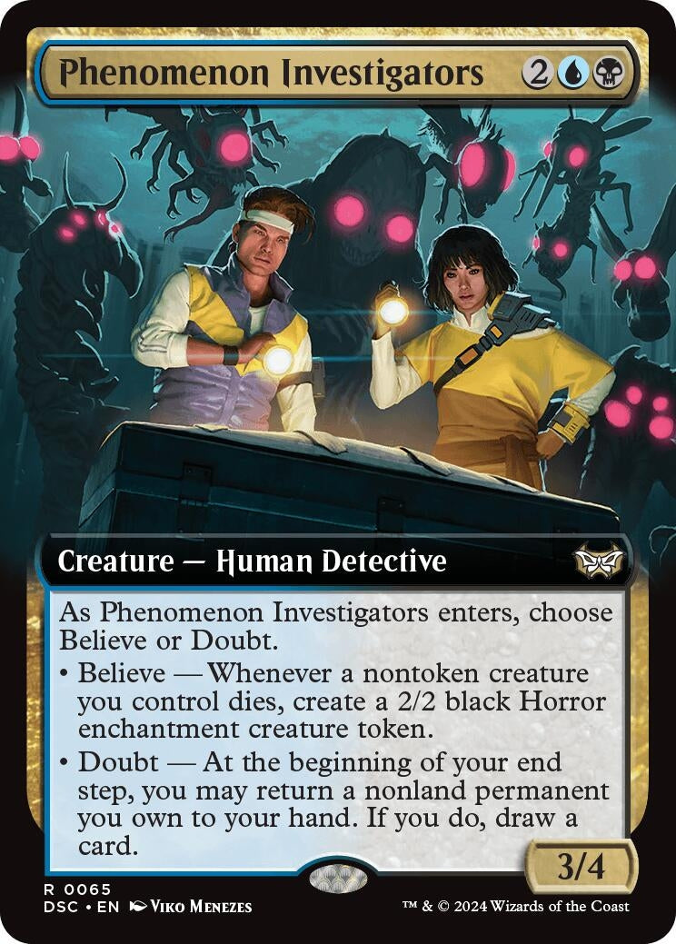 Phenomenon Investigators (Extended Art) (65) (Duskmourn: House of Horror)