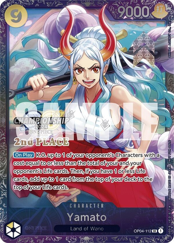 Image for Yamato (Championship 2024 Finals 2nd Place) (OP04-112) (One Piece Promotion Cards) (OP-PR) - One Piece Card Game