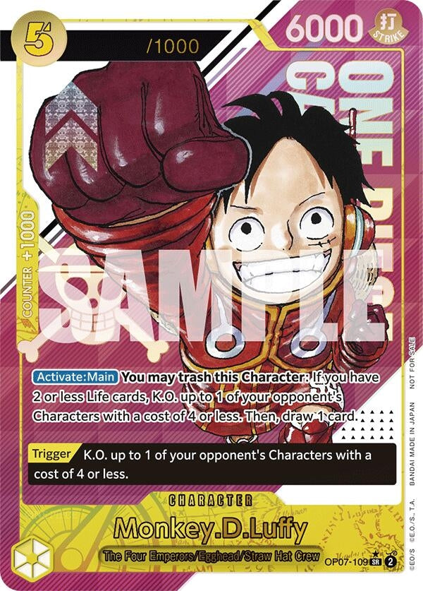 Image for Monkey.D.Luffy (CS 2024 Event Pack) (OP07-109) (One Piece Promotion Cards) (OP-PR) - One Piece Card Game