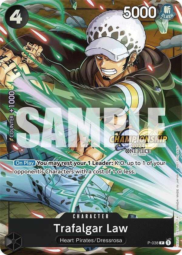 Image for Trafalgar Law - P-038 (CS 2024 Event Pack) (P-038) (One Piece Promotion Cards) (OP-PR) - One Piece Card Game
