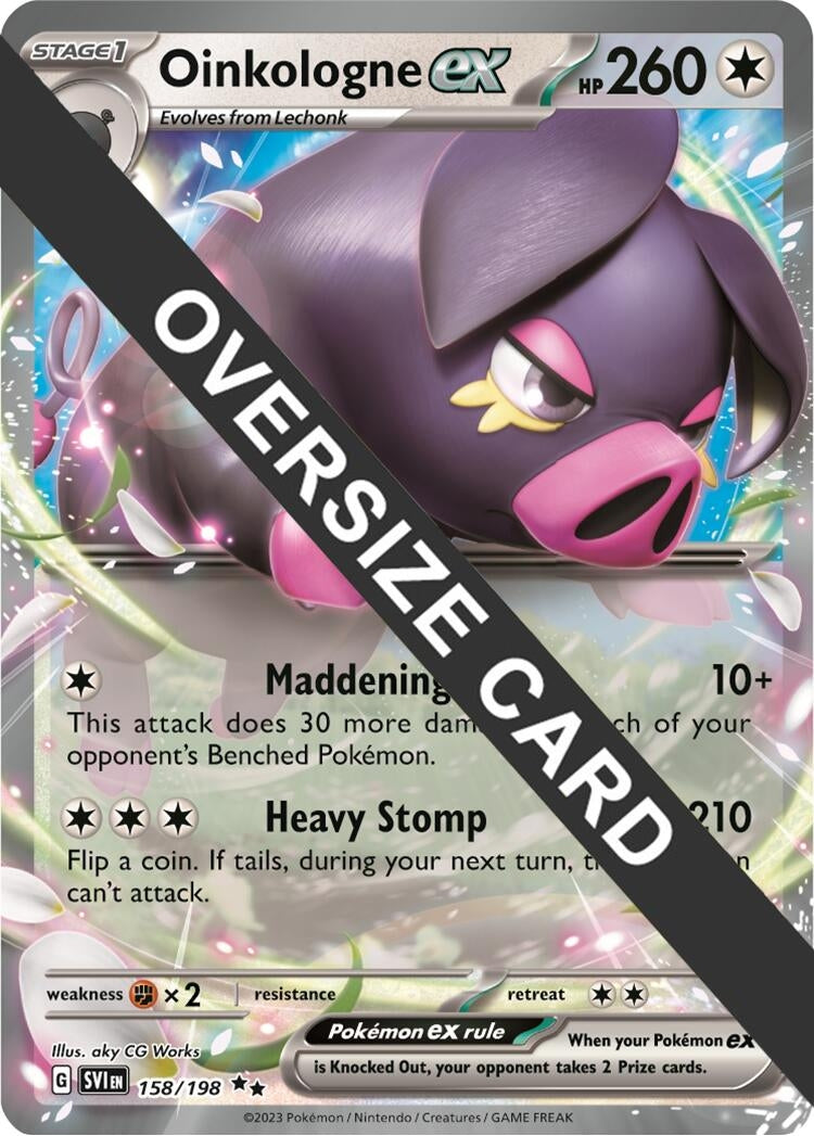 Image for Oinkologne ex (158/198) (Jumbo Cards) (PR) - Pokemon