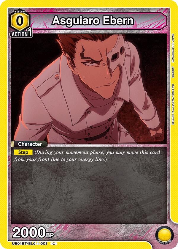 Image for Asguiaro Ebern (UE01BT/BLC-1-001) (UE01BT: BLEACH: Thousand-Year Blood War) (UE01BT) - Union Arena
