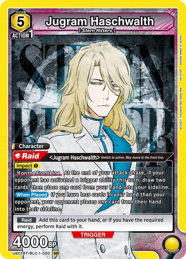 Image for Jugram Haschwalth (020) (UE01BT/BLC-1-020) (UE01BT: BLEACH: Thousand-Year Blood War) (UE01BT) - Union Arena