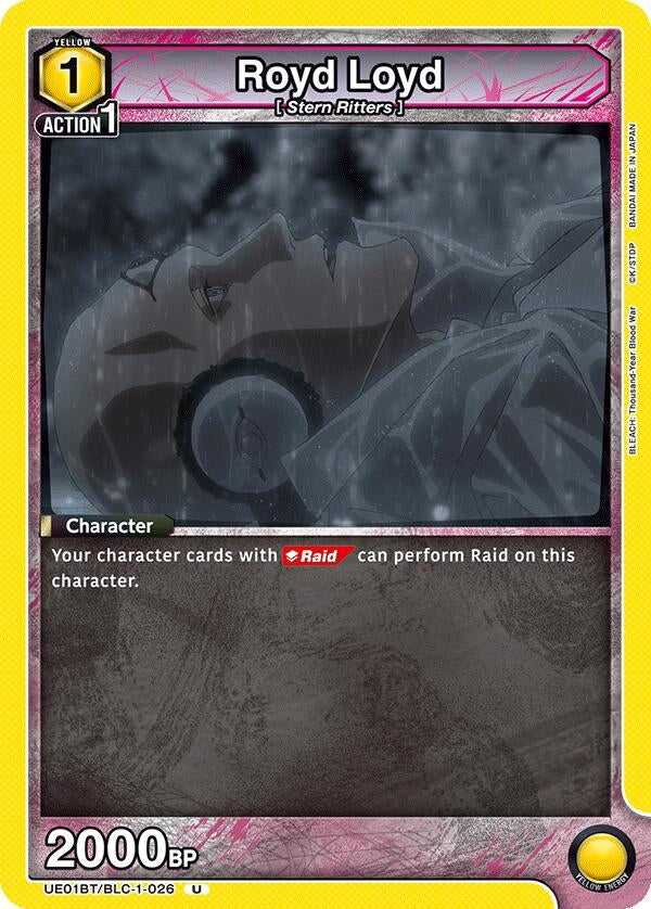 Image for Royd Loyd (UE01BT/BLC-1-026) (UE01BT: BLEACH: Thousand-Year Blood War) (UE01BT) - Union Arena