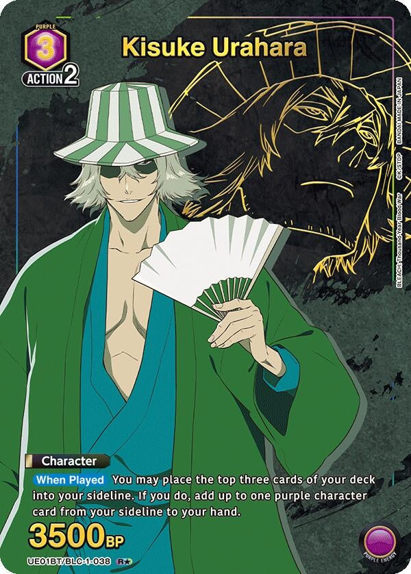 Image for Kisuke Urahara (038) (R*) (UE01BT/BLC-1-038) (UE01BT: BLEACH: Thousand-Year Blood War) (UE01BT) - Union Arena