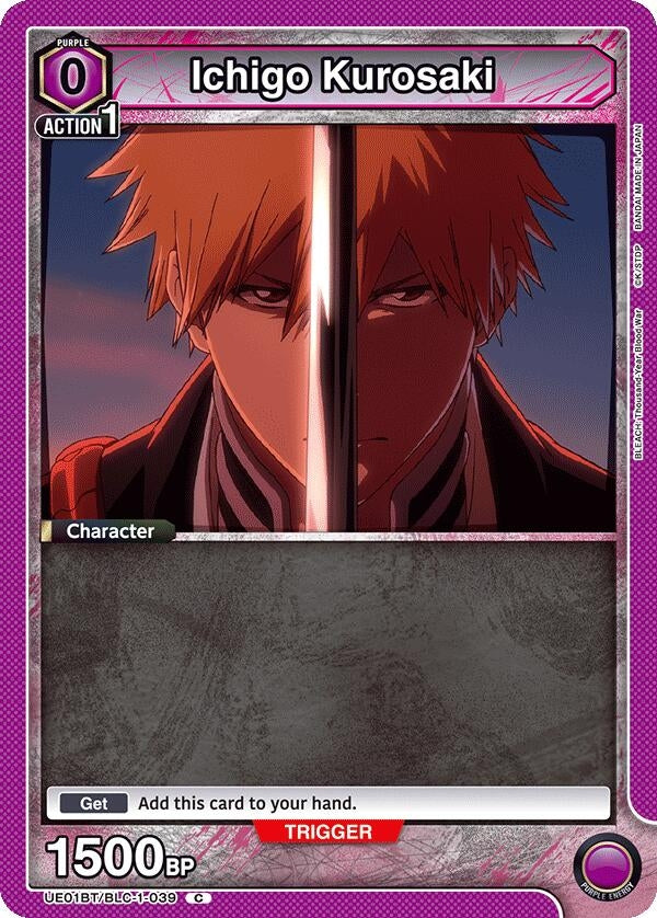 Image for Ichigo Kurosaki (039) (UE01BT/BLC-1-039) (UE01BT: BLEACH: Thousand-Year Blood War) (UE01BT) - Union Arena