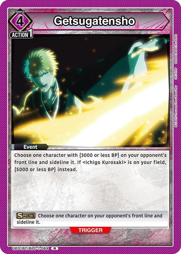 Image for Getsugatensho (UE01BT/BLC-1-064) (UE01BT: BLEACH: Thousand-Year Blood War) (UE01BT) - Union Arena
