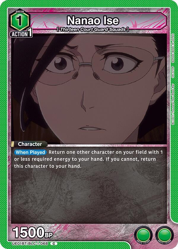 Image for Nanao Ise (UE01BT/BLC-1-068) (UE01BT: BLEACH: Thousand-Year Blood War) (UE01BT) - Union Arena
